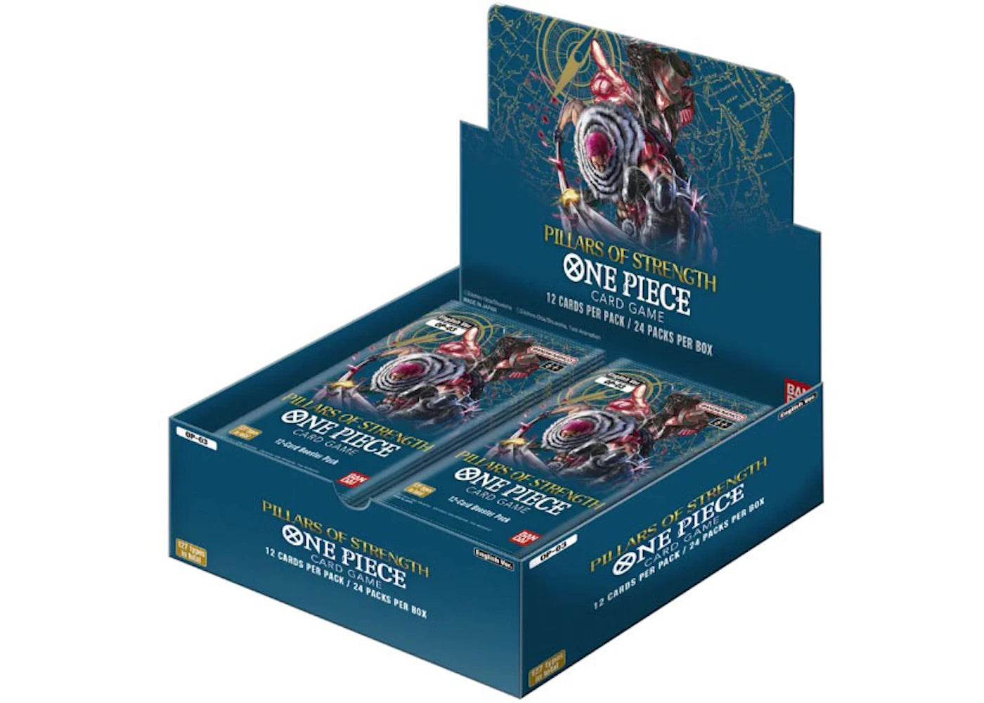 one piece booster box uk One Piece TCG: Pillars Of Strength(OP-03) Booster Box – Sneakerville Ltd