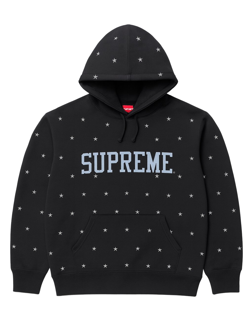 Supreme -Stars Studded Hooded - Sweatshirt