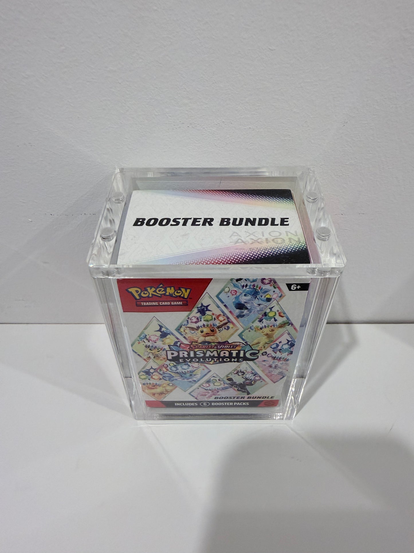 Pokémon Booster Bundle Acrylic Case | Crystal Clear TCG Protector By Axion