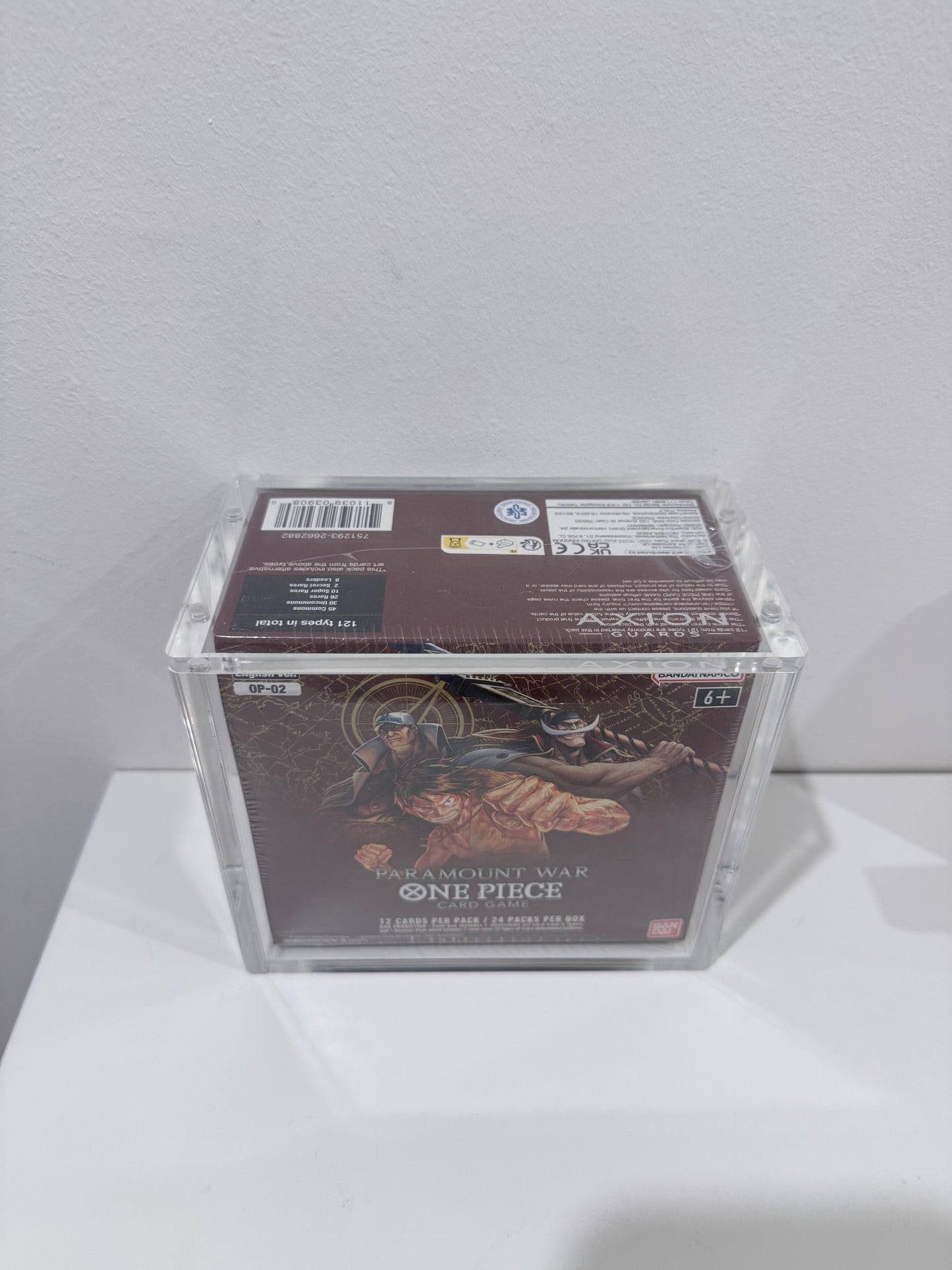 Pokémon/One Piece Booster Box Acrylic Case | Crystal Clear TCG Protector By Axion