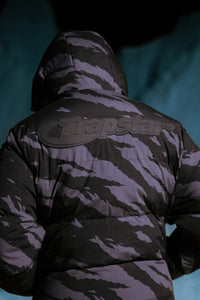 Trapstar Hyperdrive Technical Puffer - Grey Camo