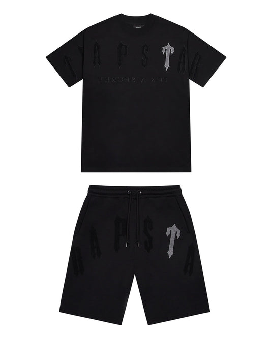 Trapstar Irongate Arch 2.0 Short Set - 'Black/Grey-