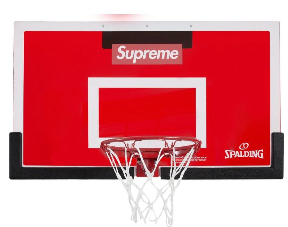 SUPREME/SPALDING Mini Basketball Hoop