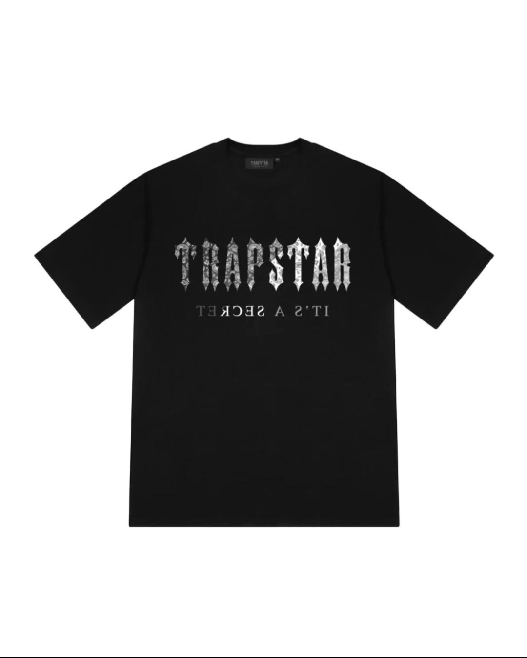 Trapstar Decoded Paisley Monochrome Edition Tee - White/Black