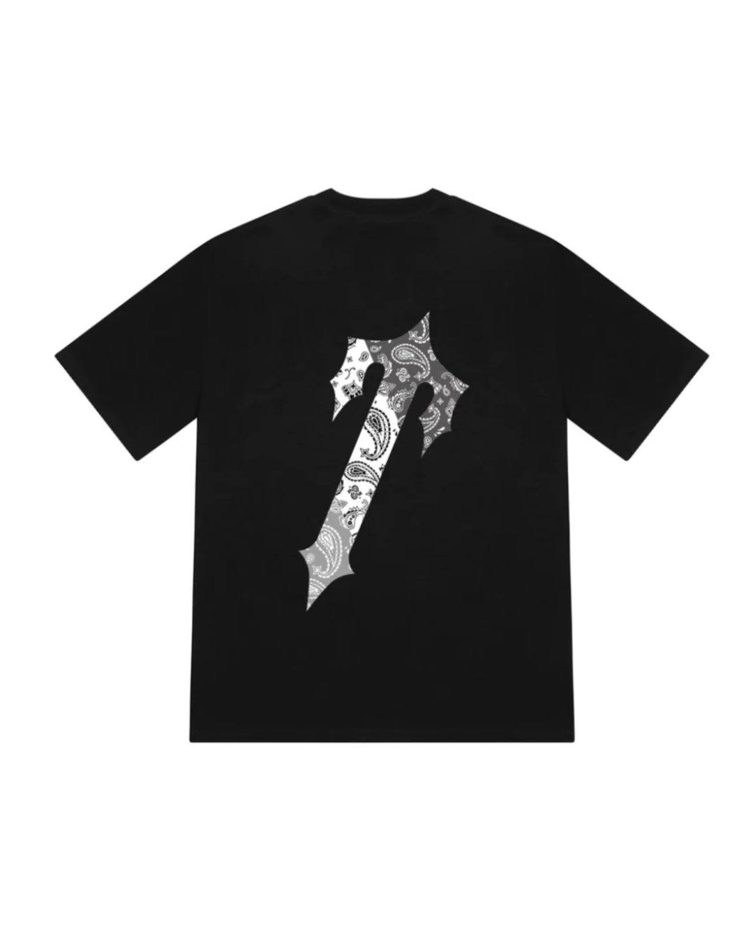 Trapstar Decoded Paisley Monochrome Edition Tee - White/Black