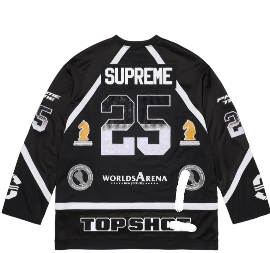 Supreme Rhinestone Hockey Jersey