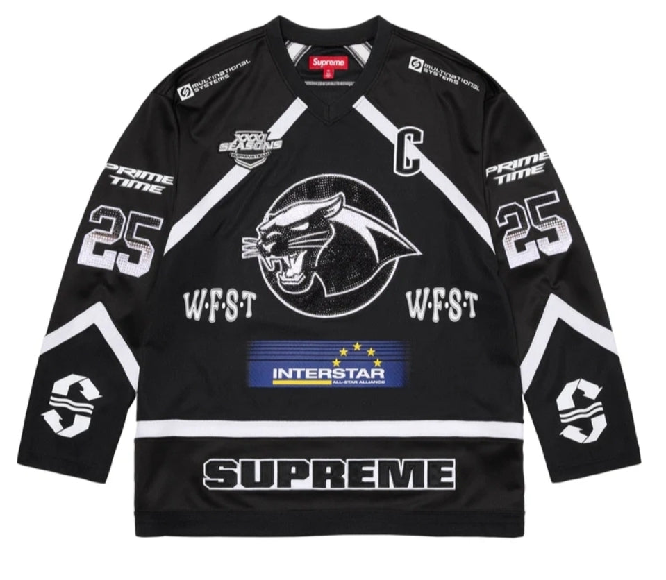 Supreme Rhinestone Hockey Jersey