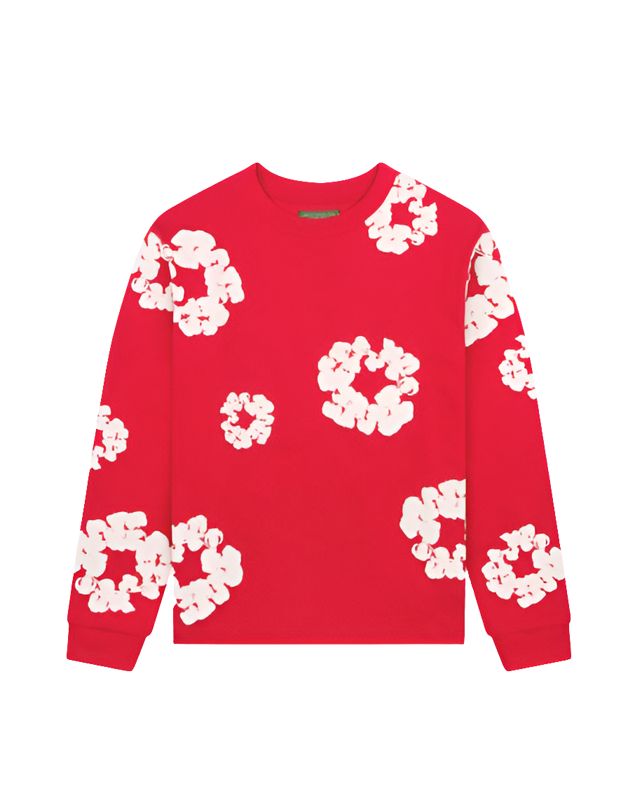 Denim Tears - Long Sleeve Cotton Wreath Tee
