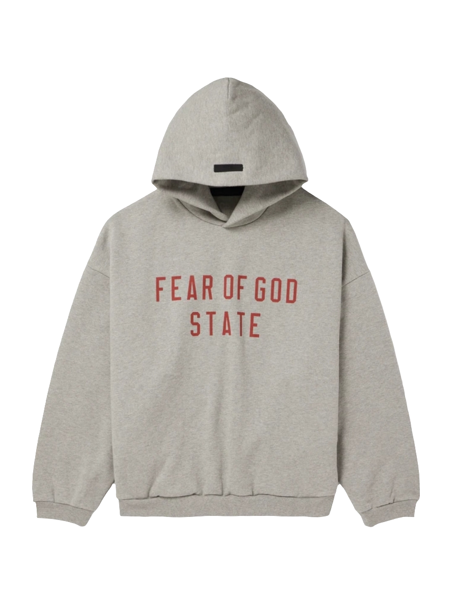 Fear Of God Essentials 'Oversized Logo-Print Cotton-Blend Jersey Hoodie'