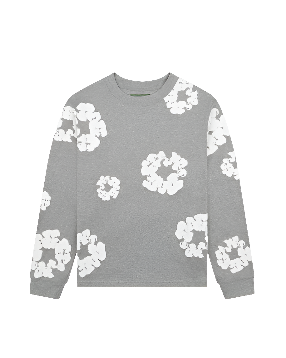 Denim Tears - Long Sleeve Cotton Wreath Tee
