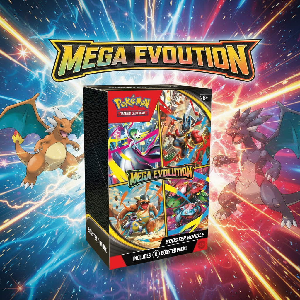 Pokémon Mega Evolution Booster Bundle Promotional Banner