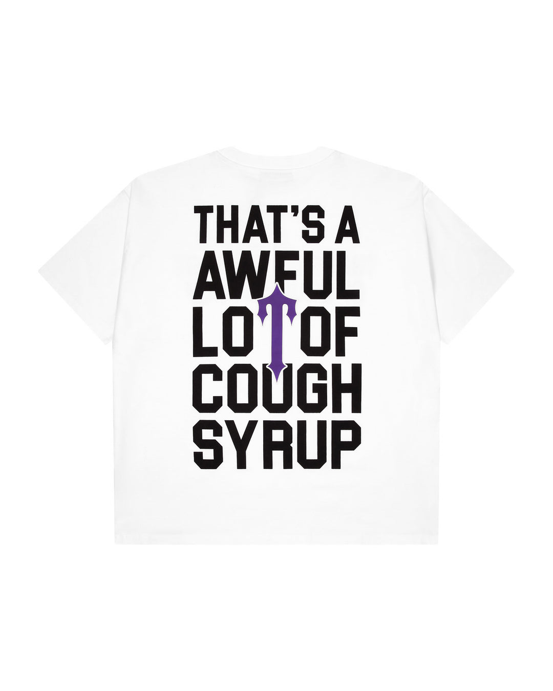 Trapstar X Awful Lot Of Coughsyrup Tee - 'White/Black'