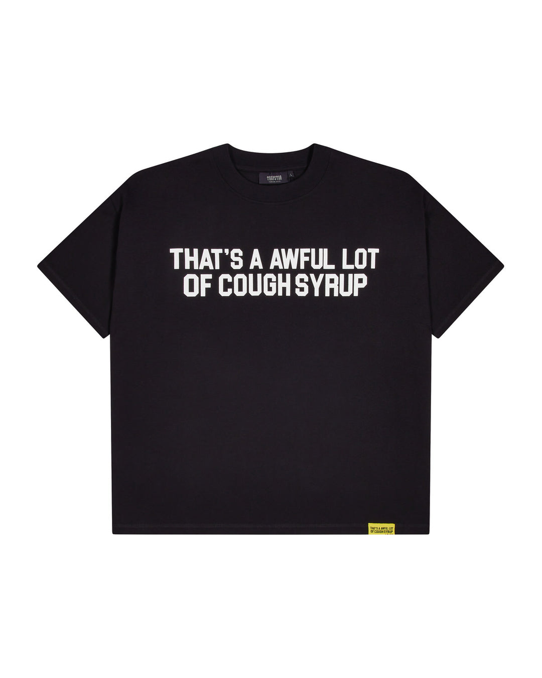 Trapstar X Awful Lot Of Coughsyrup Tee - 'White/Black'