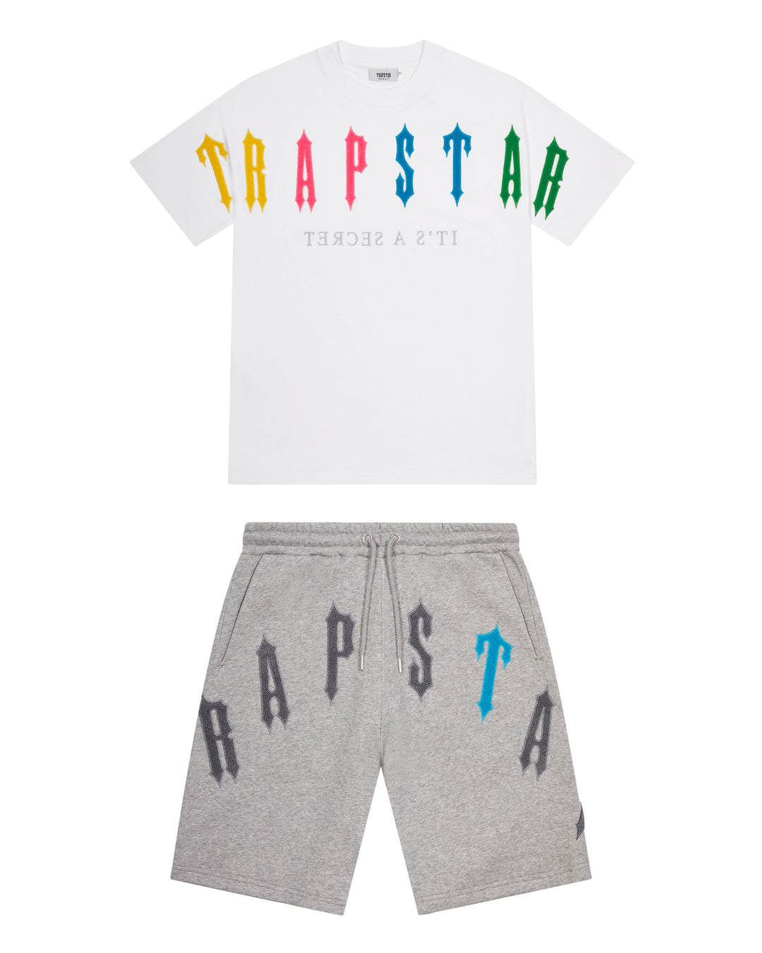 Trapstar Irongate Arch 2.0 Short Set - White/Candy