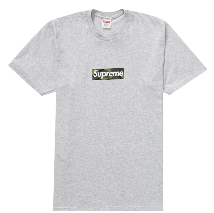 Supreme Tee Box Logo Camo 'Grey'