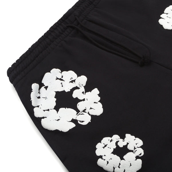 Denim Tears The Cotton Wreath Shorts - Black