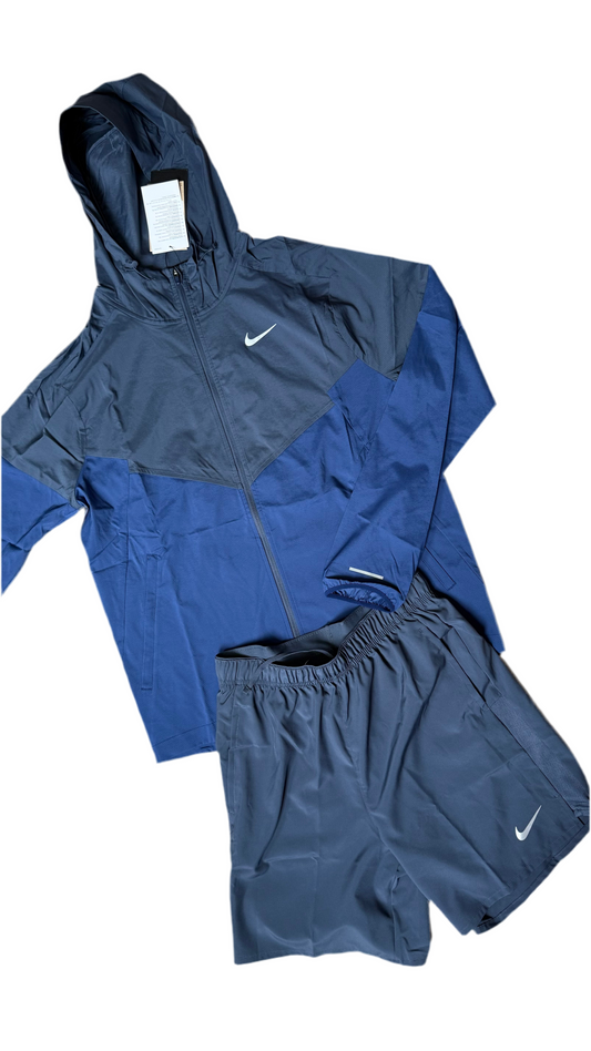 Nike Windbreaker Set - Navy/Blue