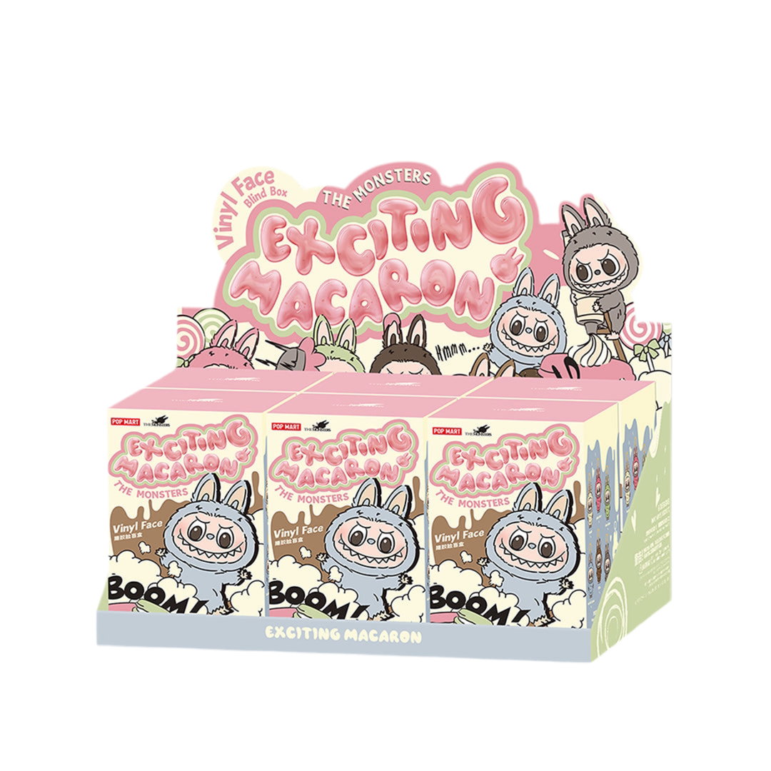 Pop Mart Labubu V1 The Monsters Exciting Macaron Whole Set