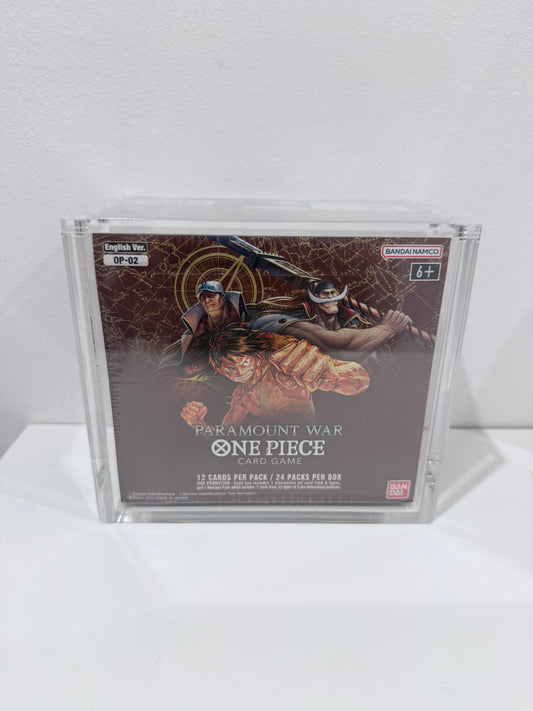 Axion Acrylic Display Case - Fits One Piece Booster Box OP02/ Pokemon Booster Box