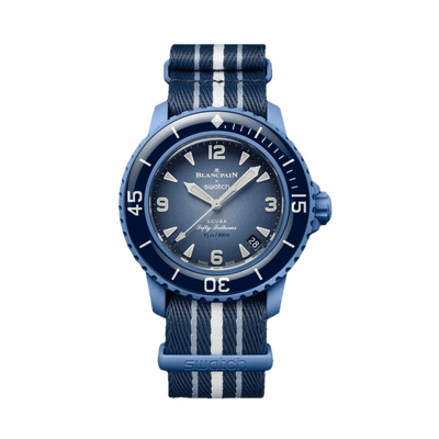 Swatch x Blancpain Bioceramic Scuba Fifty Fathmos 'Atlantic Ocean'