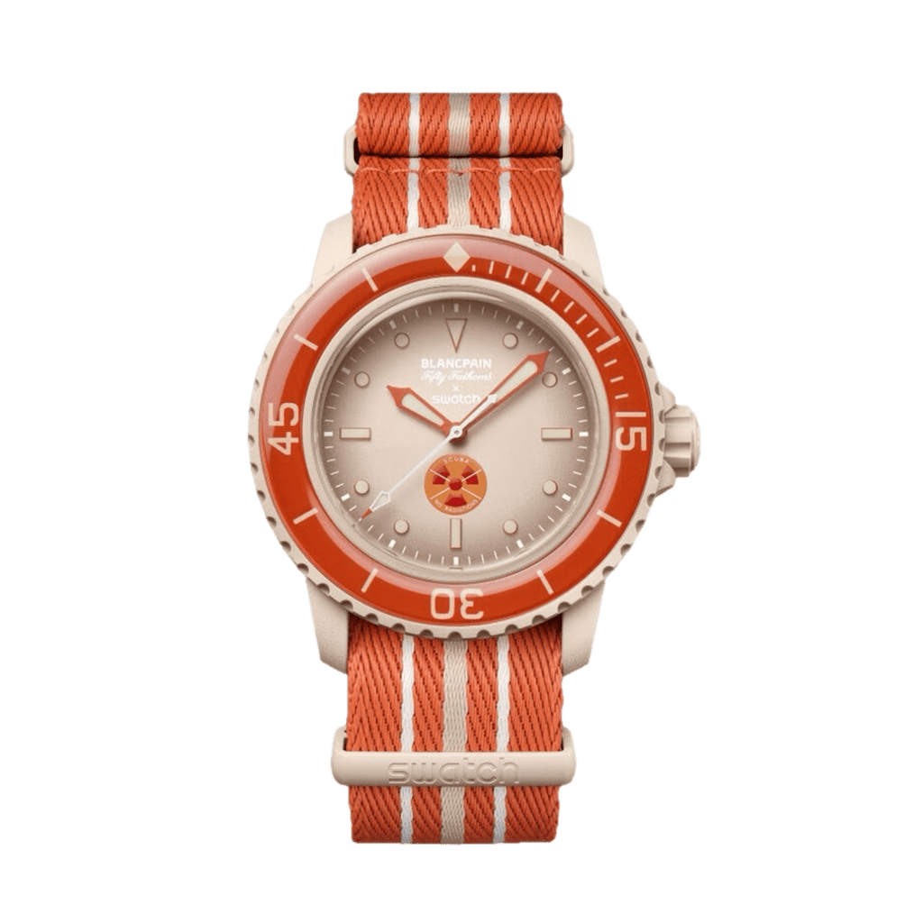 Swatch x Blancpain Bioceramic Scuba Fifty Fathmos 'Artic Ocean'