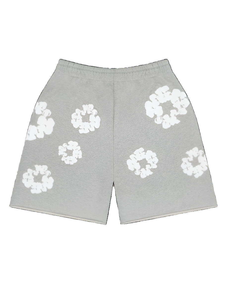 Denim Tears The Cotton Wreath Shorts - Grey