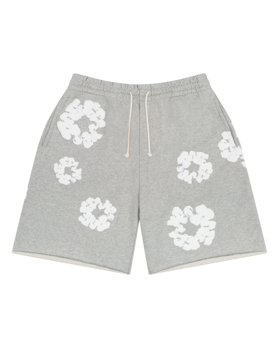 Denim Tears The Cotton Wreath Shorts - Grey