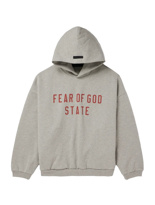 Fear Of God Essentials 'Oversized Logo-Print Cotton-Blend Jersey Hoodie'