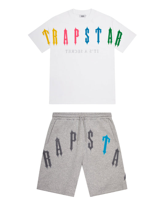 Trapstar Irongate Arch 2.0 Short Set - White/Candy