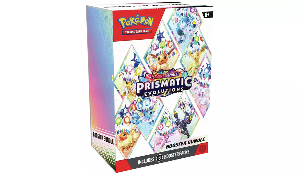 Pokémon TCG Prismatic Evolution Booster Trading Card Bundle