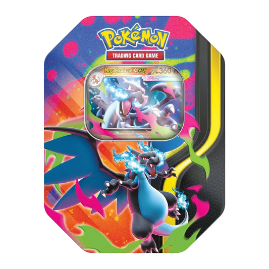 Pokémon TCG: Mega Charizard Tin - Mega Charizard X ex